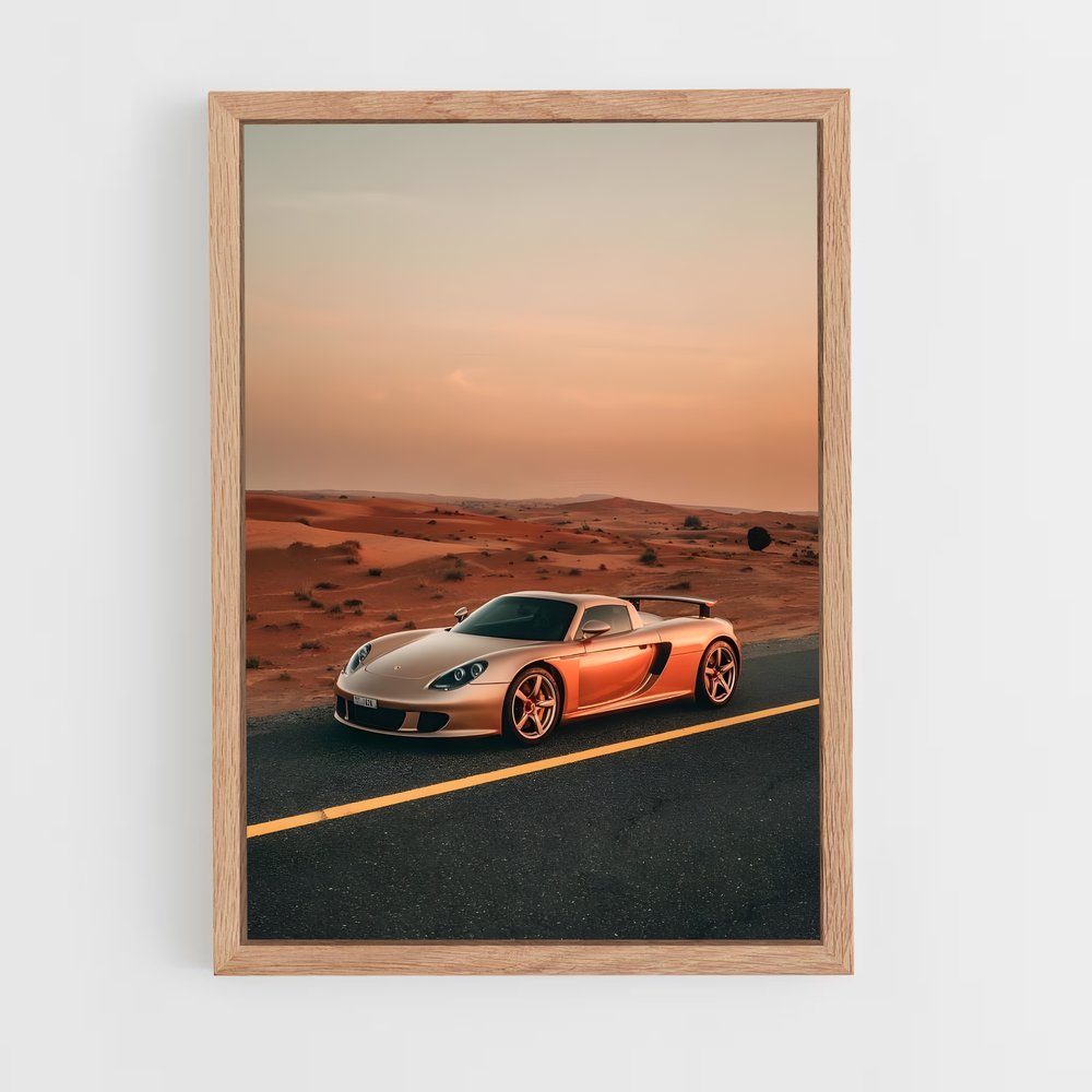 Poster superbe Carrera GT – affiche Porsche (vue 4)